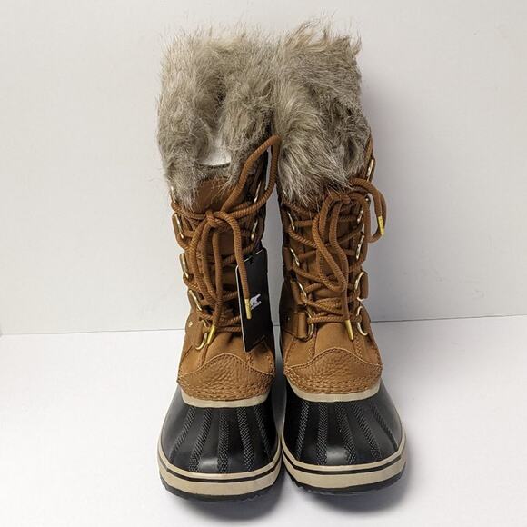 Sorel Joan of Arctic Waterproof Winter Boots, Brown Leather, Women's 8 M - Picture 3 of 6